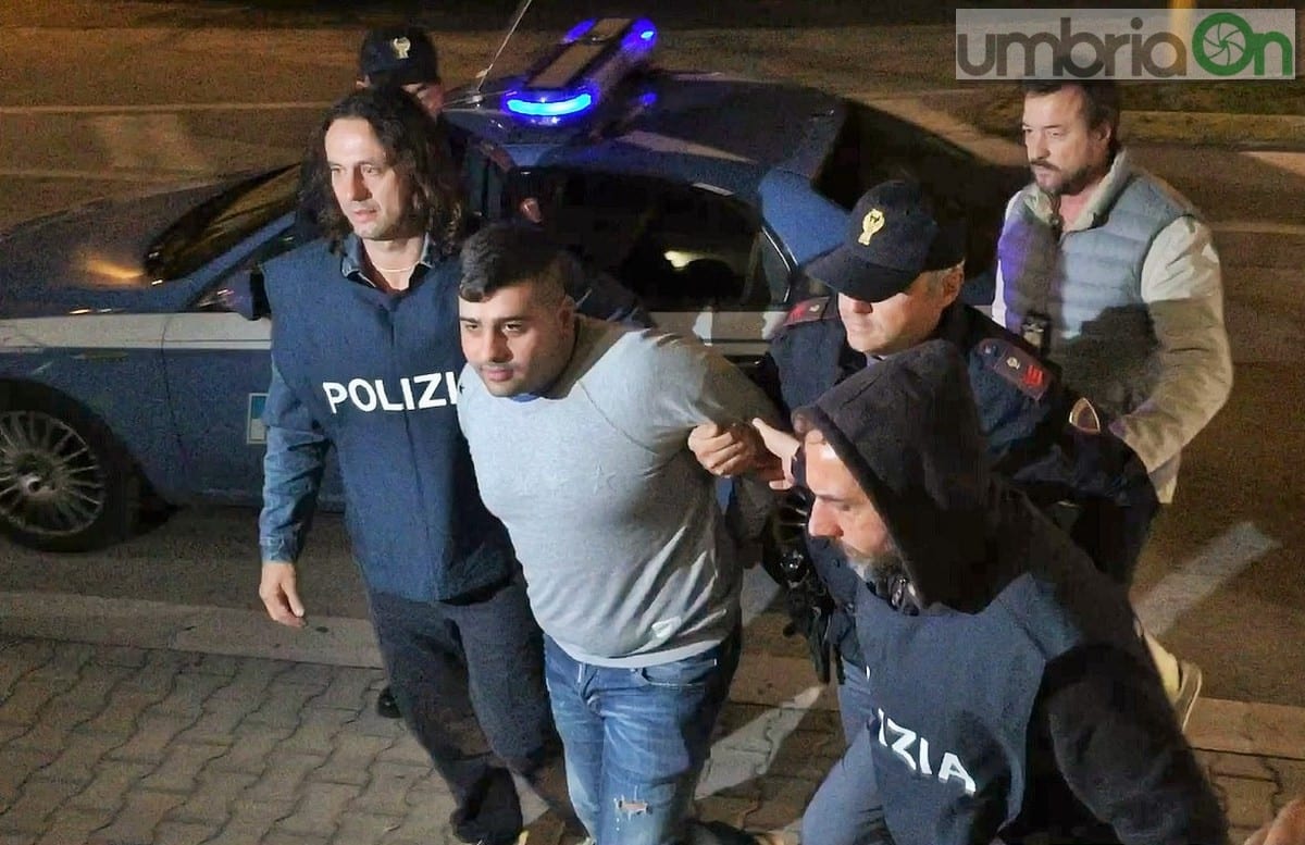 L'arresto del boss Pasquale Sibillo a Terni