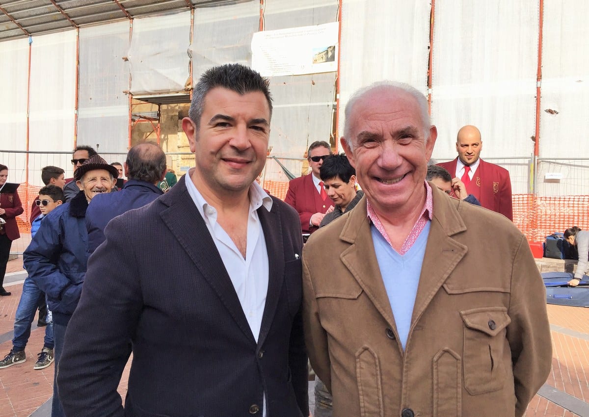 Il sindaco di Acquasparta con Davide Mengacci