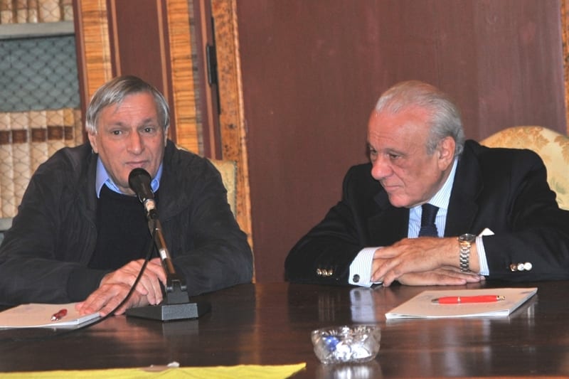 Don Luigi Ciotti e Franco Moriconi