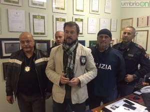 Alfredo Luzi e gli agenti