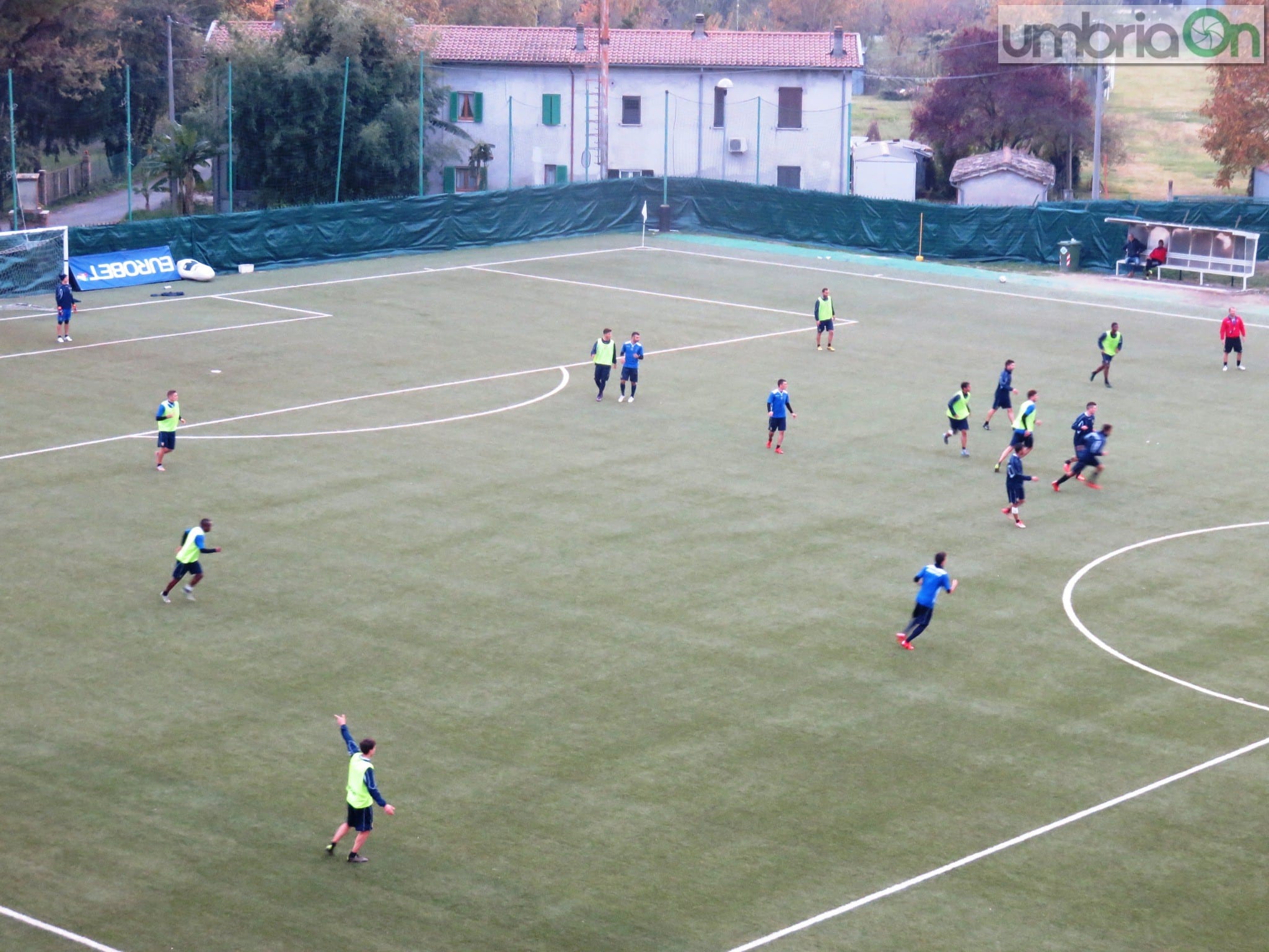 La partitella conclusiva nella seduta di martedì