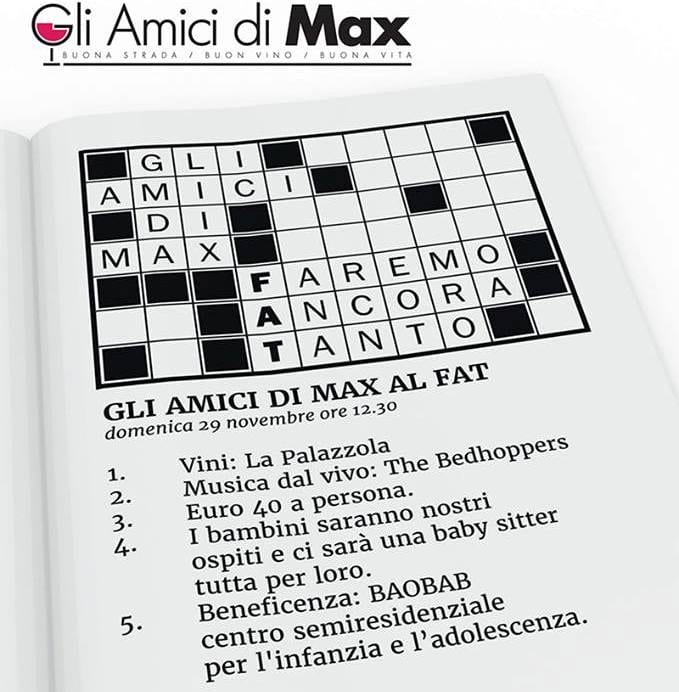 Terni, ‘Amici di Max’: ricordo e solidarietà