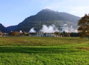 Parte del percorso a novembre