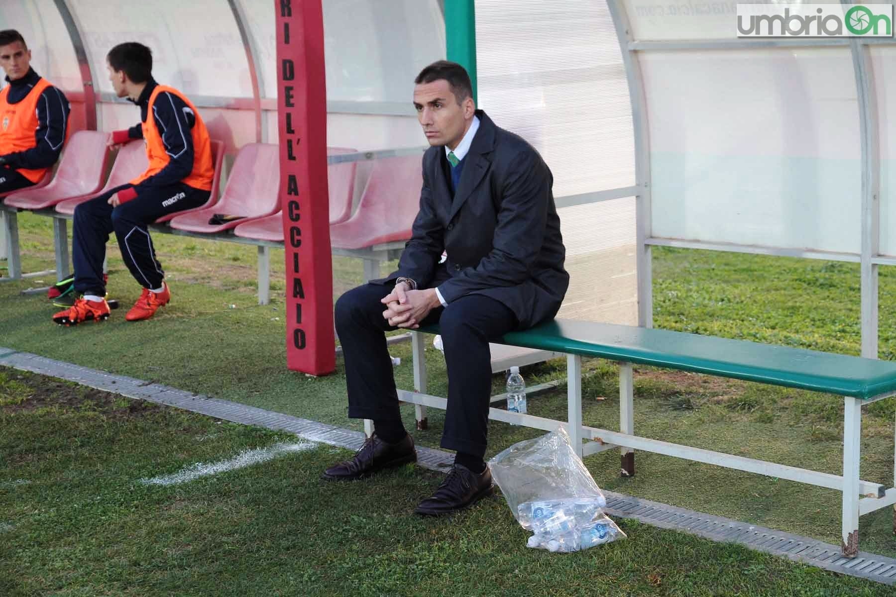 Simone Longarini il 15 novembre 2015 dopo Ternana-Entella