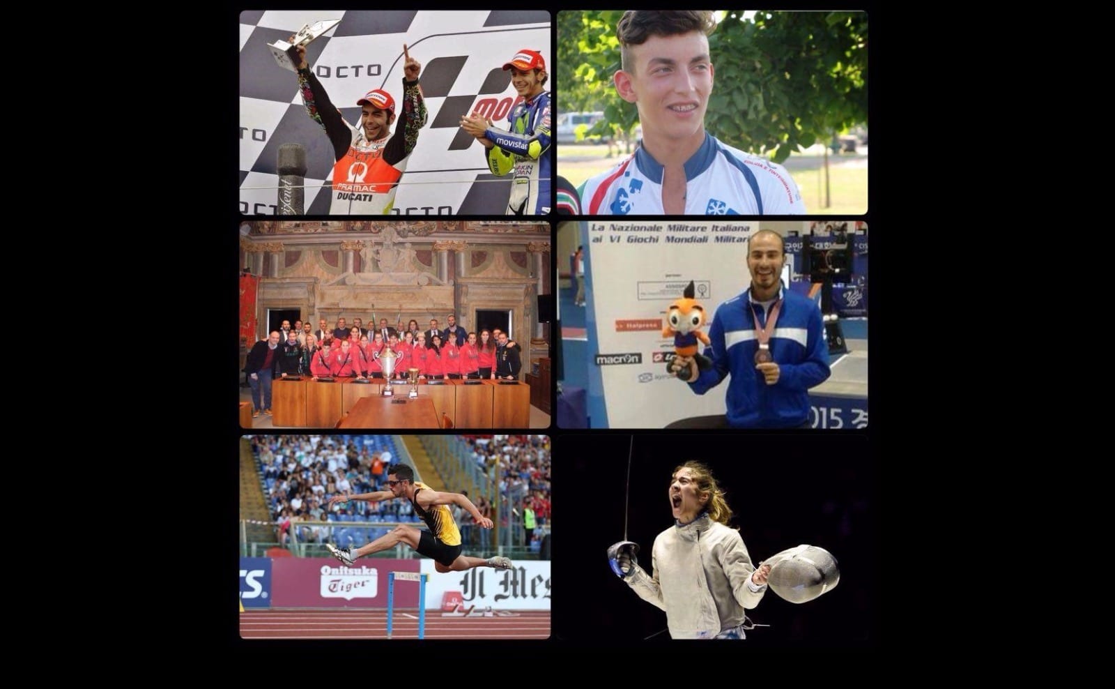 Alcuni dei protagonisti del 2015 sportivo ternano