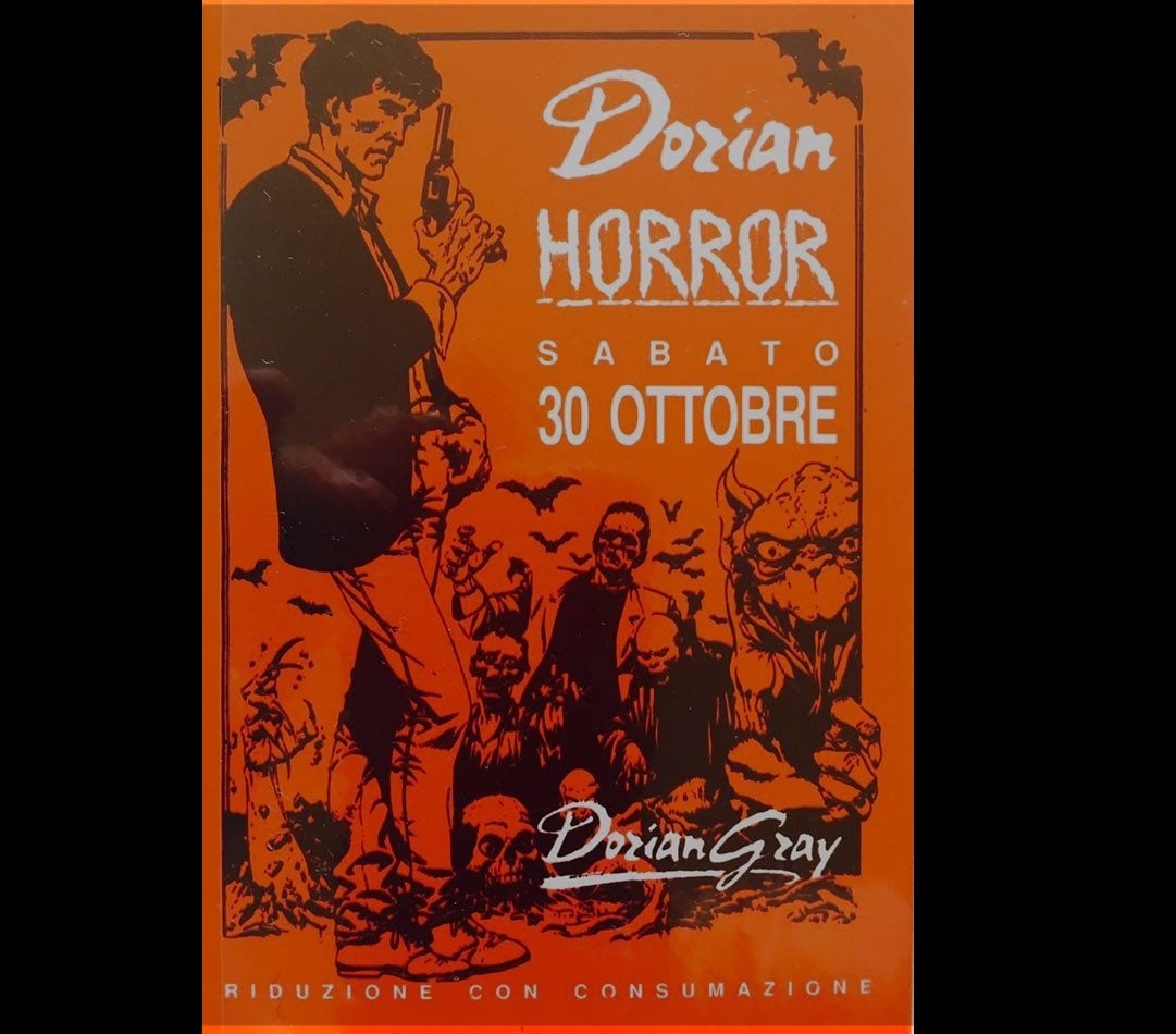 Uno degli 'storici' manifesti del locale