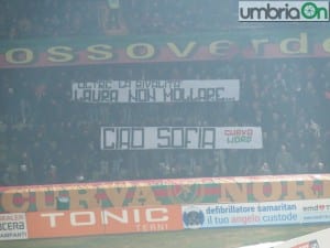 Sofia Laura Perugia Ternana curva nord Roscini