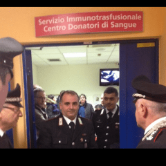 Carabinieri ‘donatori’: «Un obbligo morale»