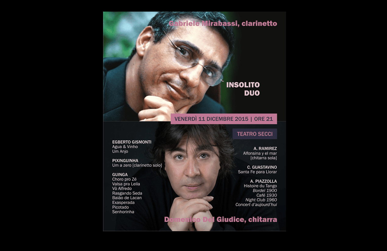 La Filarmonica umbra presenta ‘Insolito duo’