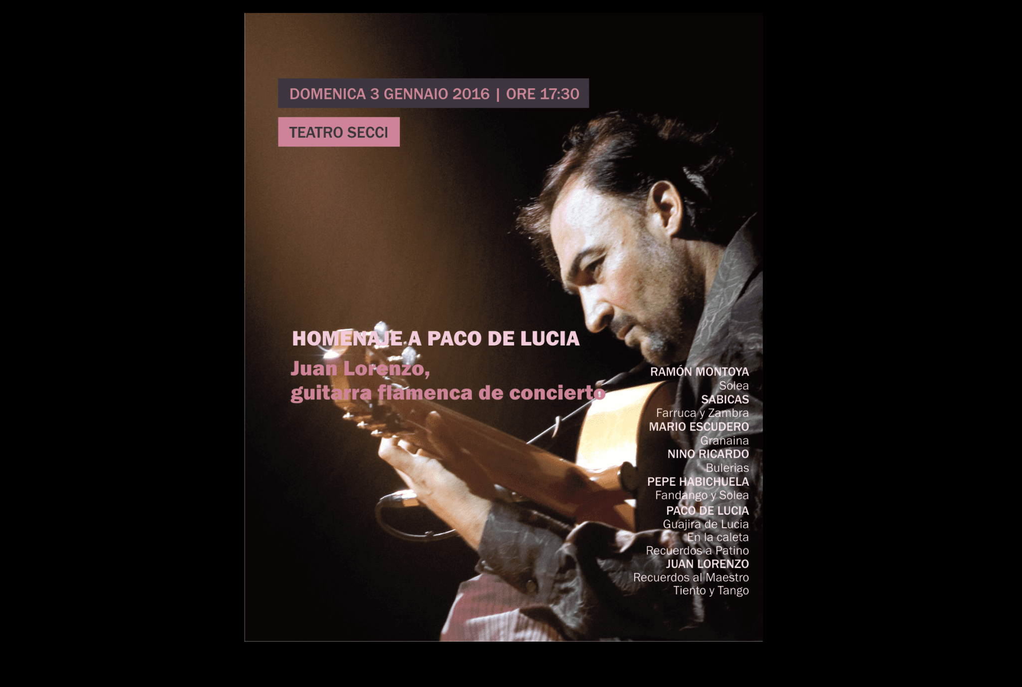 La Filarmonica Umbra e la chitarra flamenca