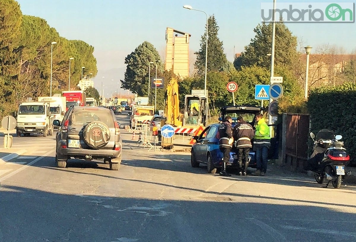 I rilievi dopo l'incidente