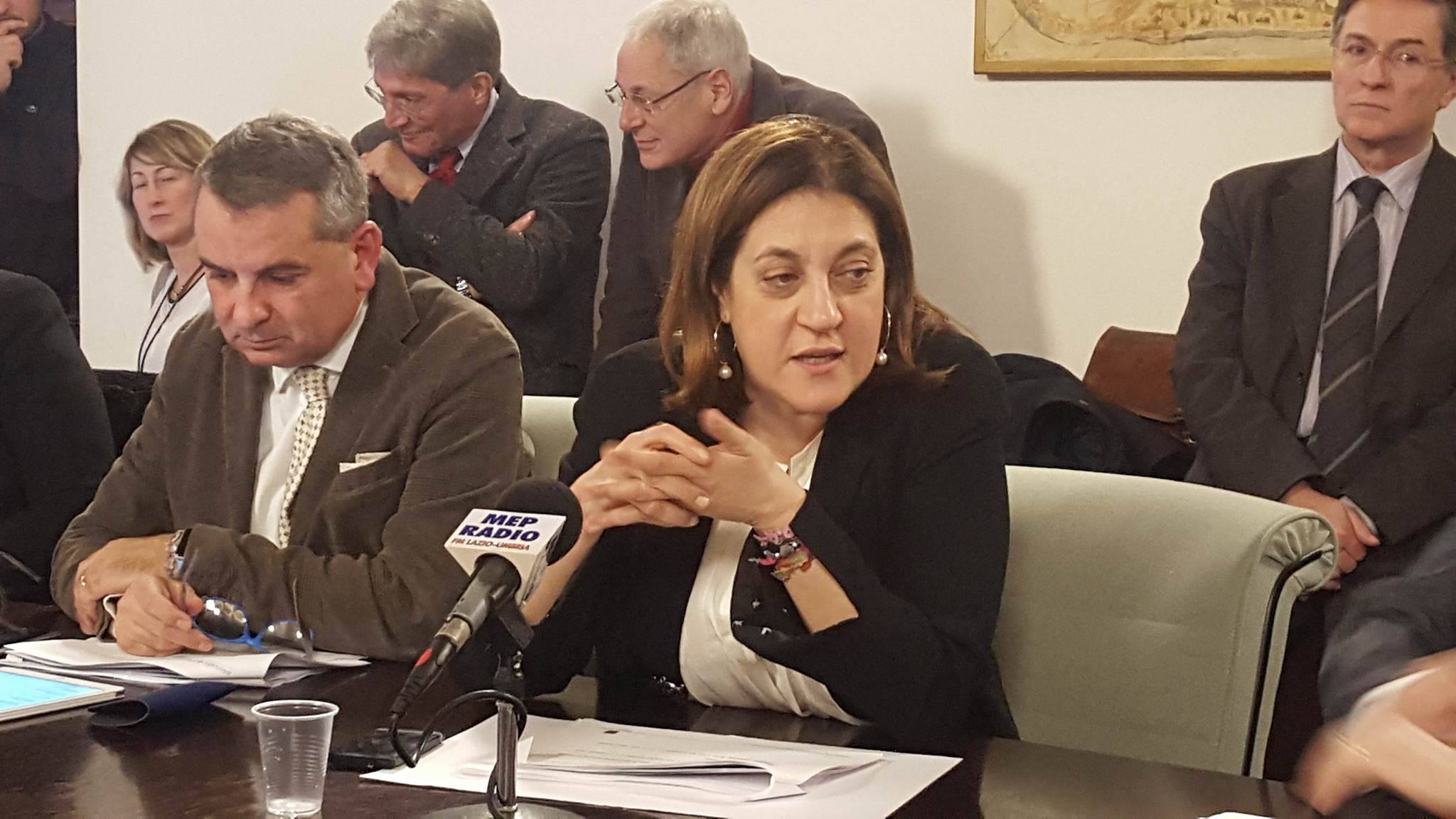 Fabio Paparelli e Catiuscia Marini