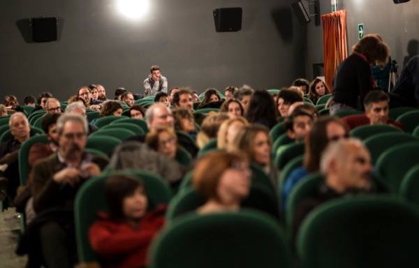 La sala del cinema in via del Carmine