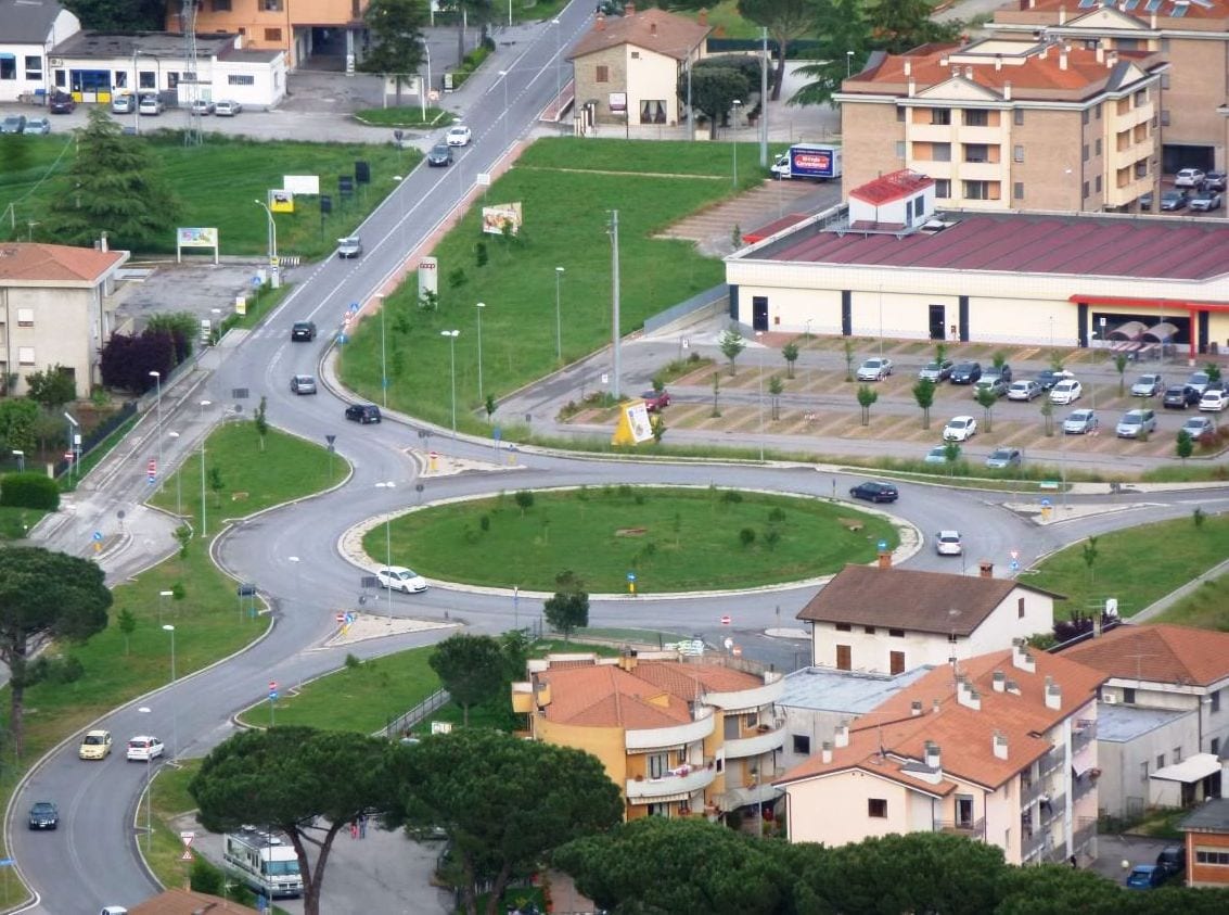 La rotonda coinvolta