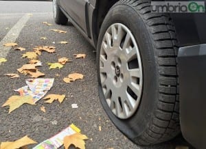 Strage di gomme fra via Vannucci e piazzale dei Poeti - 29 dicembre 2015 (1)