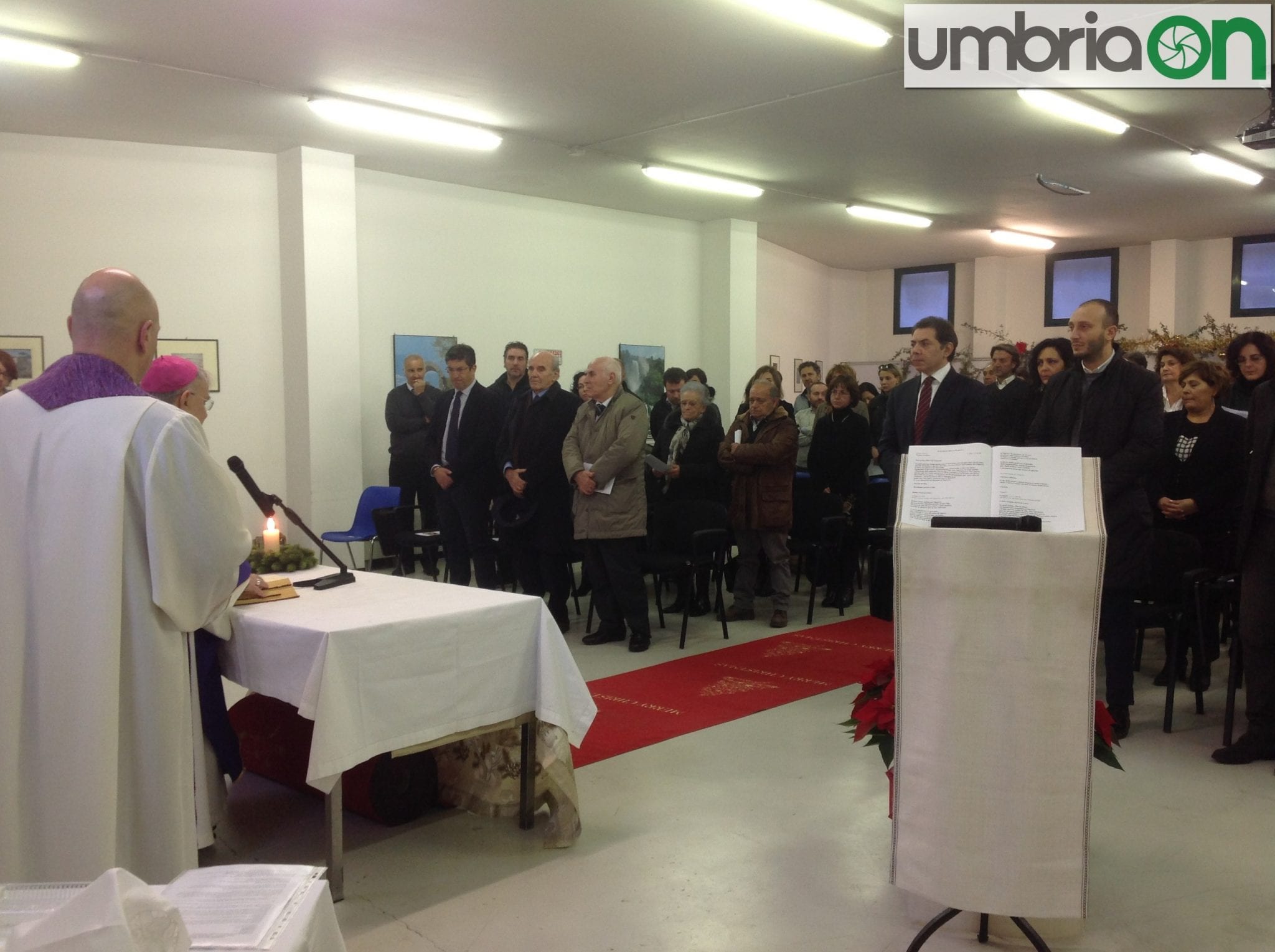La messa di Natale all'Asm