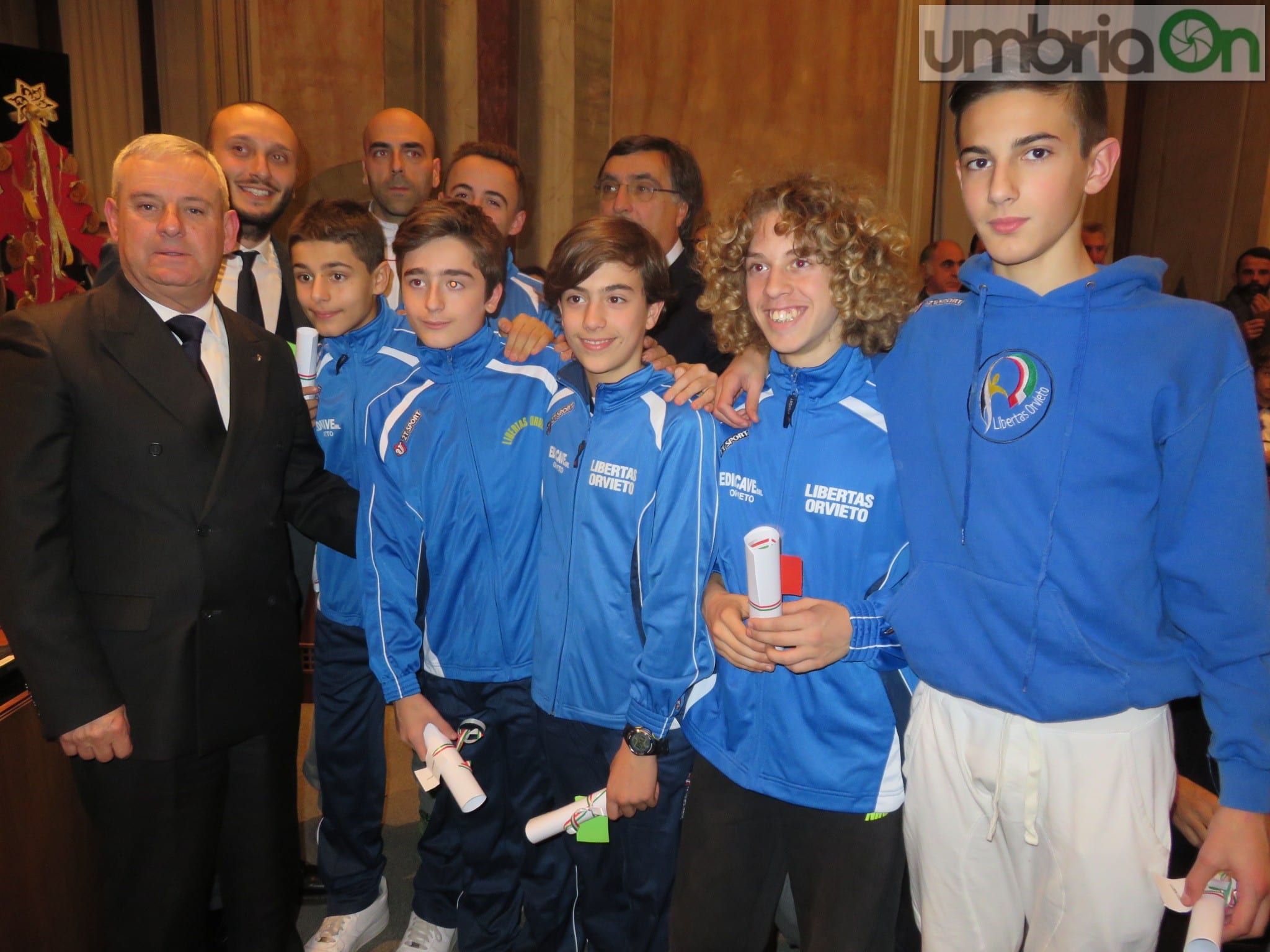 I ragazzi della Libertas Orvieto: giovani atleti protagonisti