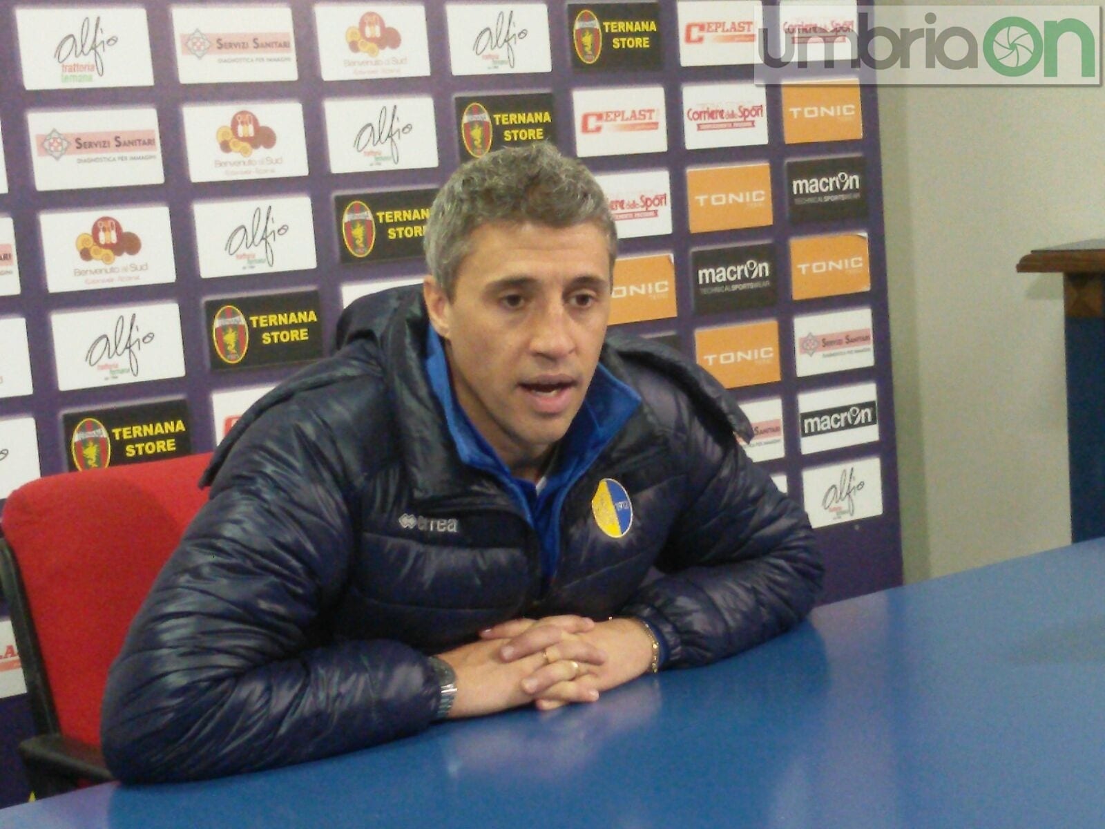 Ternana-Modena, Crespo furioso