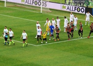 L'ingresso in campo