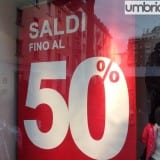 Commercio in Umbria, scattano i saldi