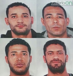 I quattro arrestati