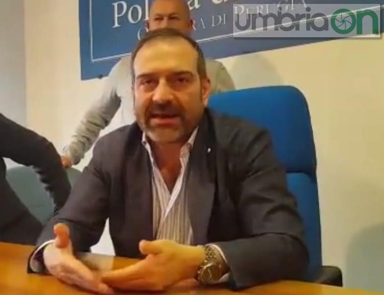 Il dirigente della squadra Mobile di Perugia, Marco Chiacchiera