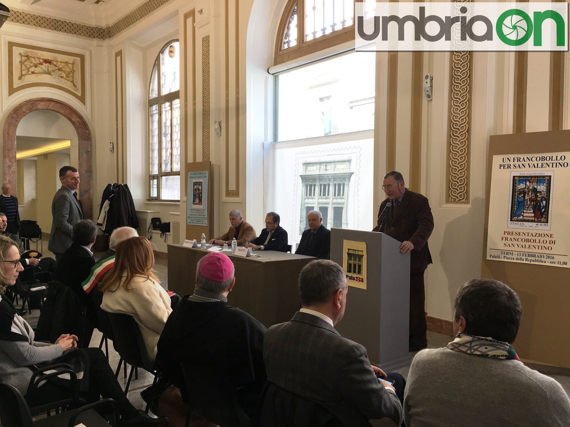 Terni, un francobollo per San Valentino