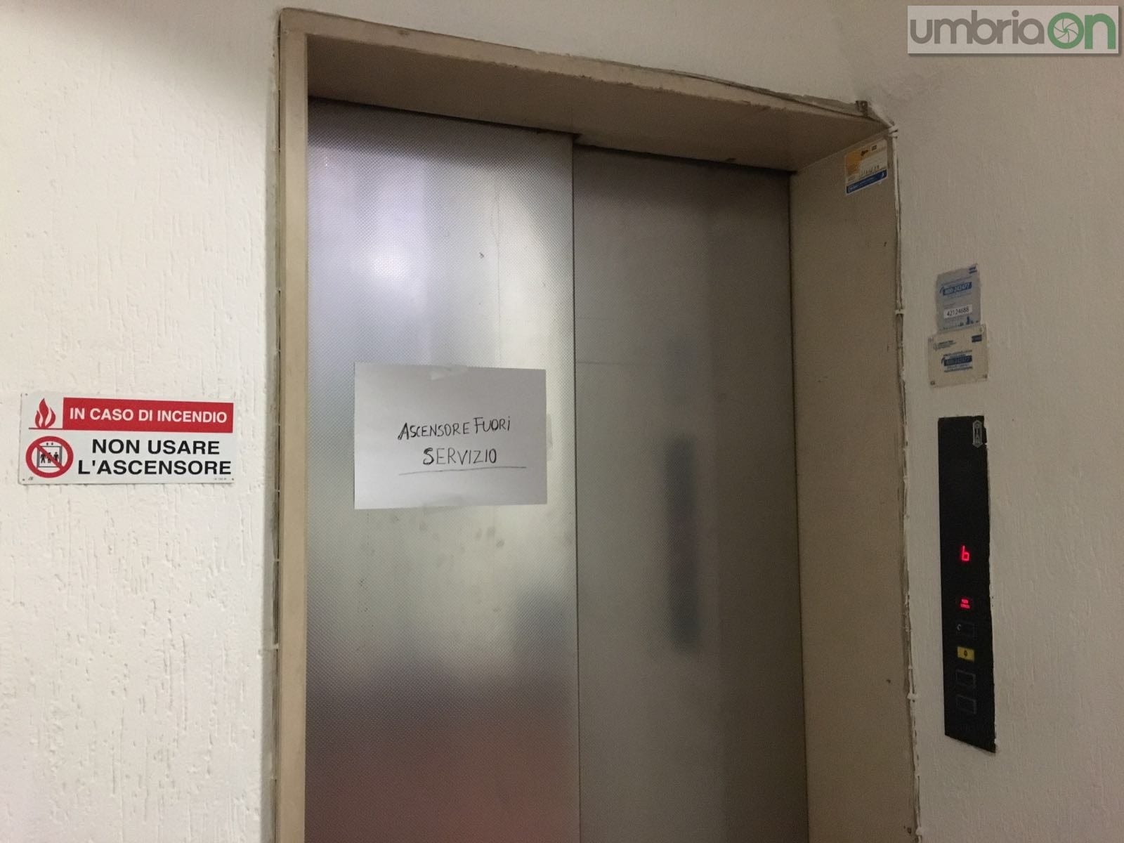 Terni, grana ascensori: rotto pure in Comune