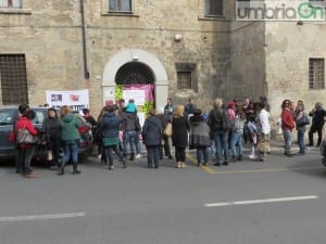 La protesta del CoSec prima dell'avvio del 1° tavolo tecnico