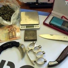 Droga ed estorsione: due arresti a Terni
