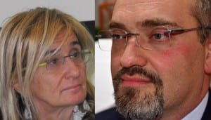 Lucia Morselli e Massimiliano Burelli