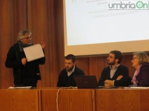 Rodolfo Graziani durante l'incontro