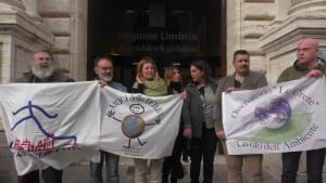 Striscioni di protesta