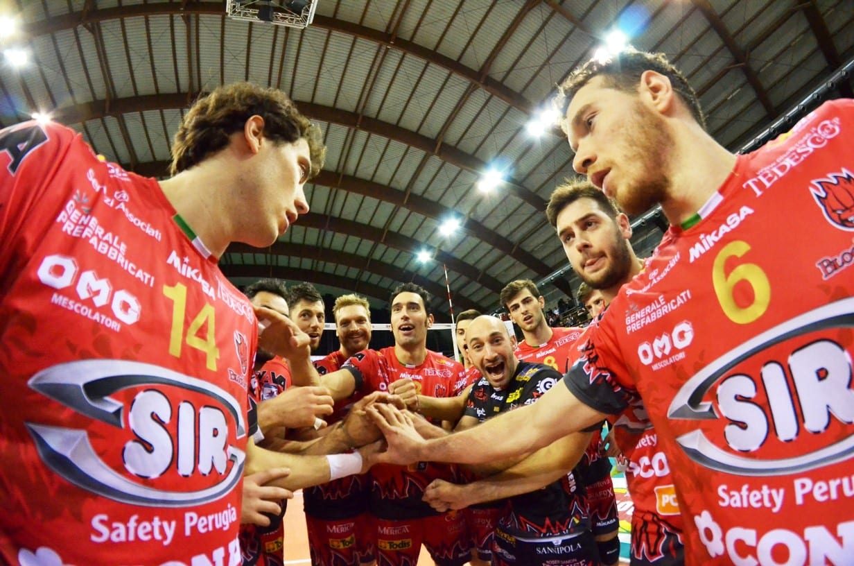 Volley, Superlega: la Sir chiude vincendo