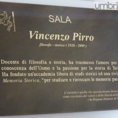 Terni, splende la sala ‘Vincenzo Pirro’