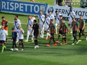 Le squadre in campo