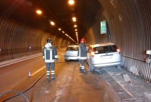 Terni San Gemini incidente galleria e451