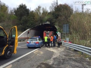 Terni San Gemini incidente galleria e452