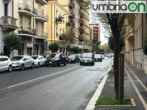 Il traffico in viale Battisti