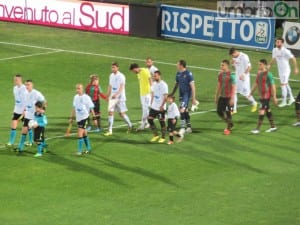 L'ingresso in campo