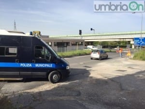 La zona dell'incidente