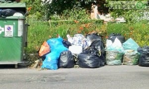 Degrado, rifiuti e buche in via Ippocrate - 31 maggio 2016 (1)