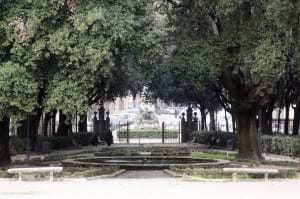 I giardini del 'Frontone' a Perugia