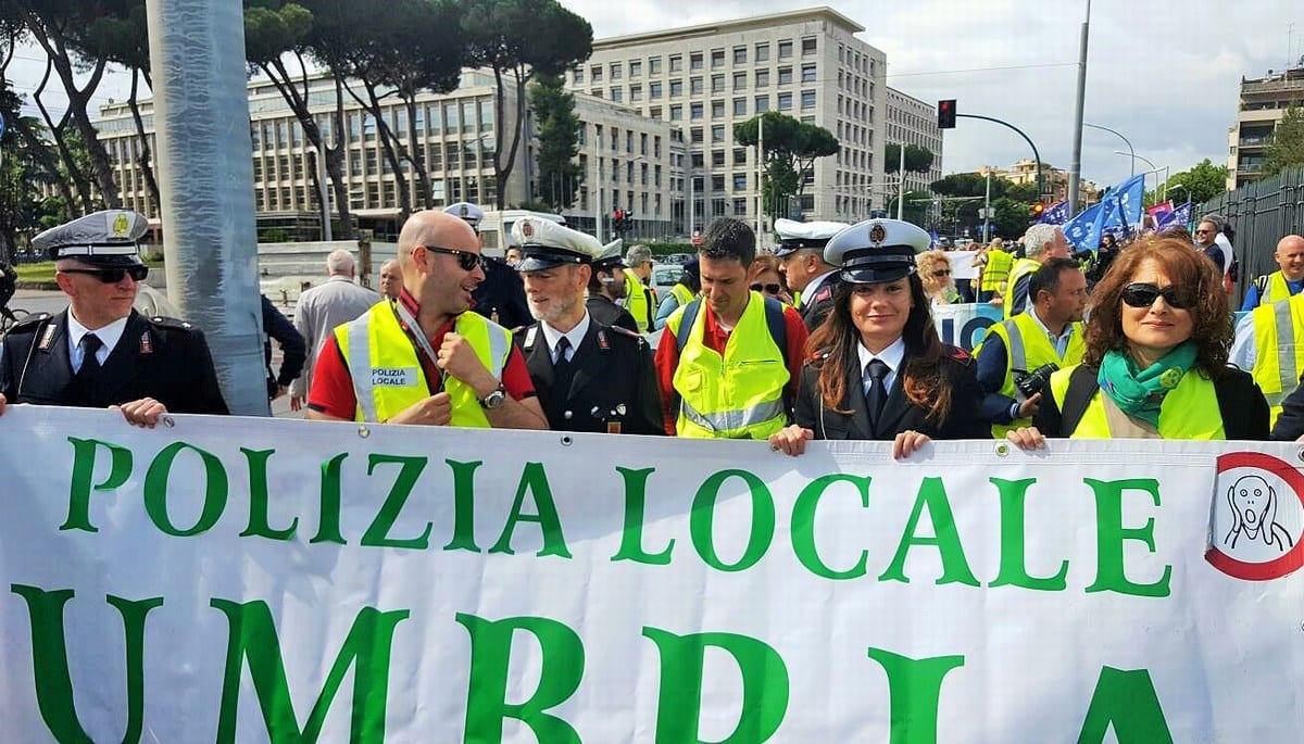 Sciopero polizie locali: l’Umbria aderisce