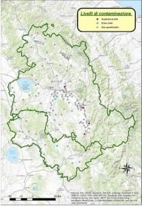 Umbria, contaminazione pesticidi su acque superficiali (Ispra dai 2013-2014) - 9 maggio 2016