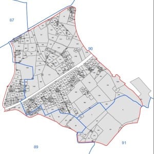 La mappa dell'area interessata