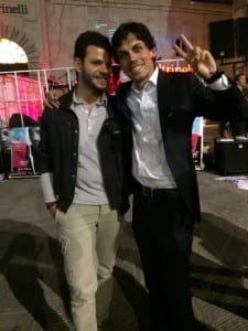 Il consigliere Scarponi con il sindaco Romizi