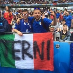 Europei di calcio, tifosi da Terni per gli azzurri