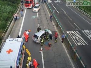 I soccorsi dopo l'incidente