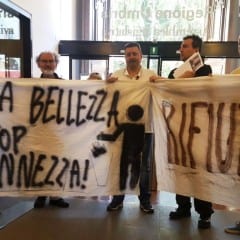 Discarica Le Crete, protesta a Perugia